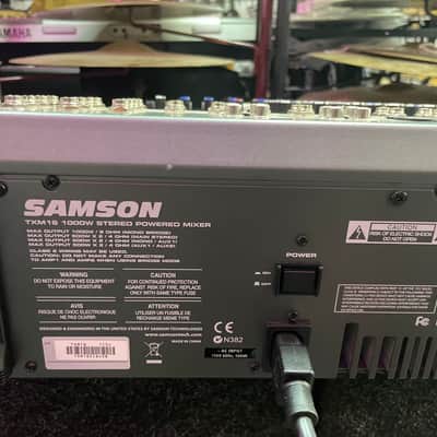 Samson TXM16 16-ch 1000W Power Mixer with Eight Mic Pres, Three Aux Sends, and Onboard Effects image 5