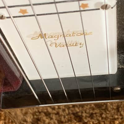 Magnatone Varsity Lap Steel and Amp Set 1950 Grey Pearloid image 9