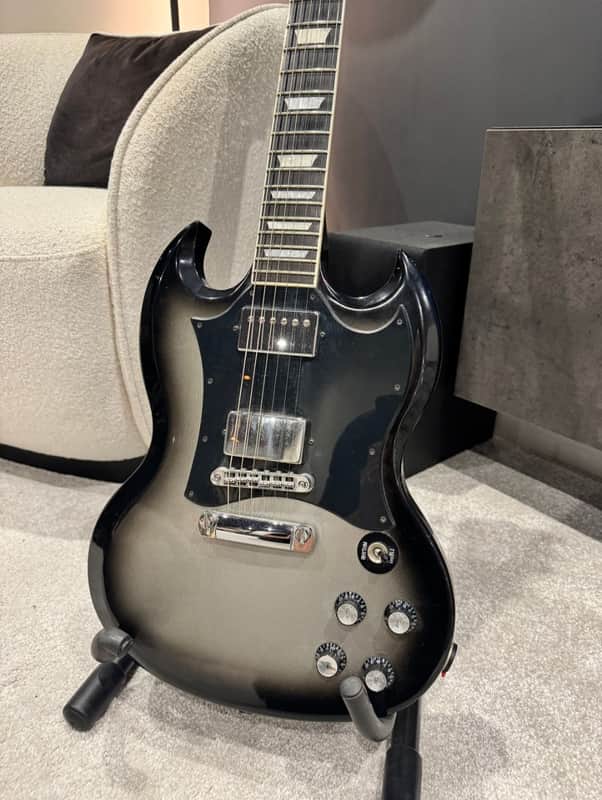 Gibson SG Standard 2008 Silverburst (formerly owned by Josh Middleton of Sylosis / Architects)