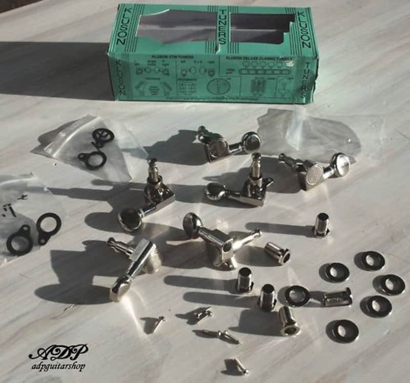 Kluson Left Handed 6 in line Tuners 1:18 MK6RN image 1