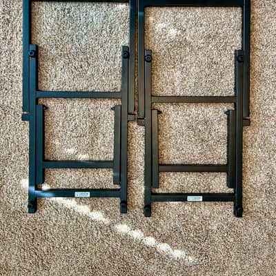 Gator Frameworks Collapsible Combo Amp Stand Pair Black GFWGTRAMP100 image 2
