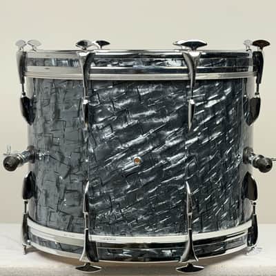 Sonor 20/12/13/16/5x14" 60's “New York” Drum Set Slate Pearl image 12