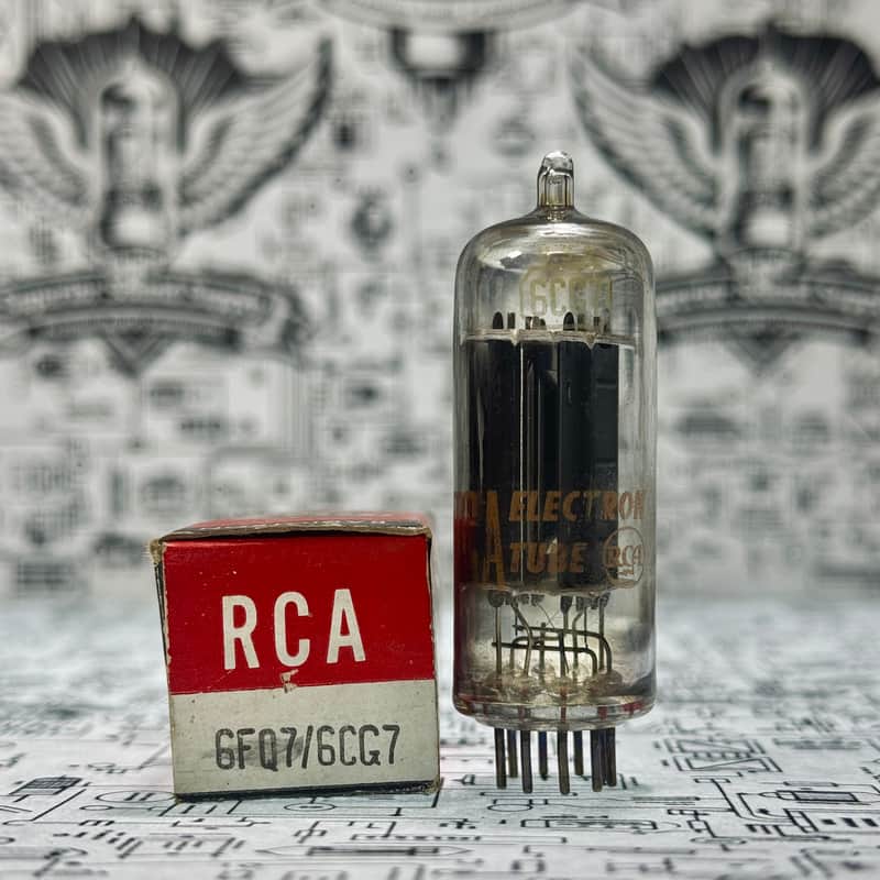 RCA 6FQ7 / 6CG7 Preamp Tube Clear Top1963 - Tested image 1