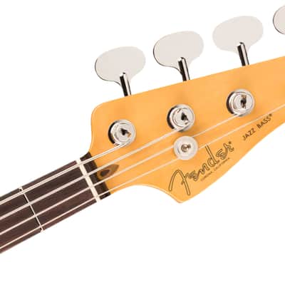 Fender American Professional Classic Jazz Electric Bass. Rosewood Fingerboard, 3-Color Sunburst image 7