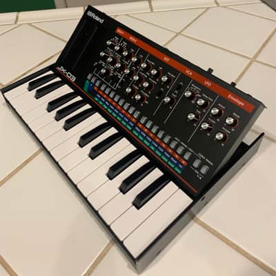 Roland JX-03 Boutique Series Synthesizer Module with K-25m Keyboard 2016 - Present - Black image 2