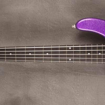 Sadowsky NYC Modern 5 - purple sparkle lefty lefthand image 6