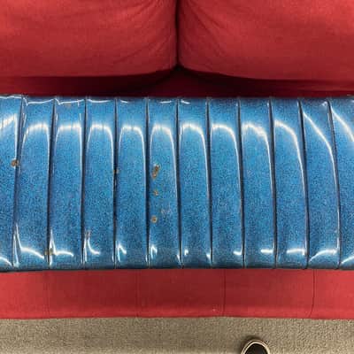 Kustom K200B-5 100 Watt Guitar Amp Head 70's - Blue image 7