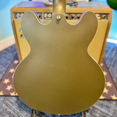 Epiphone Casino Semi Hollowbody Electric, Satin Olive Drab - Pre Owned image 7