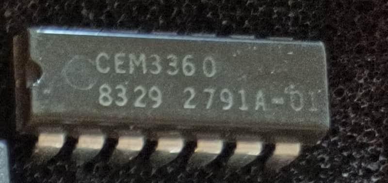 Curtis CEM3360 IC - VCA- TESTED/WORKING - Original(NOT A CLONE) image 1