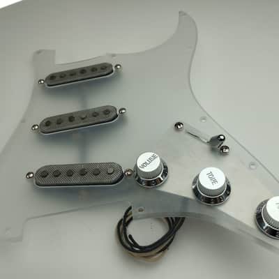 Celentano pickups INOX mesh loaded pickguard 2025 - BRASS image 10