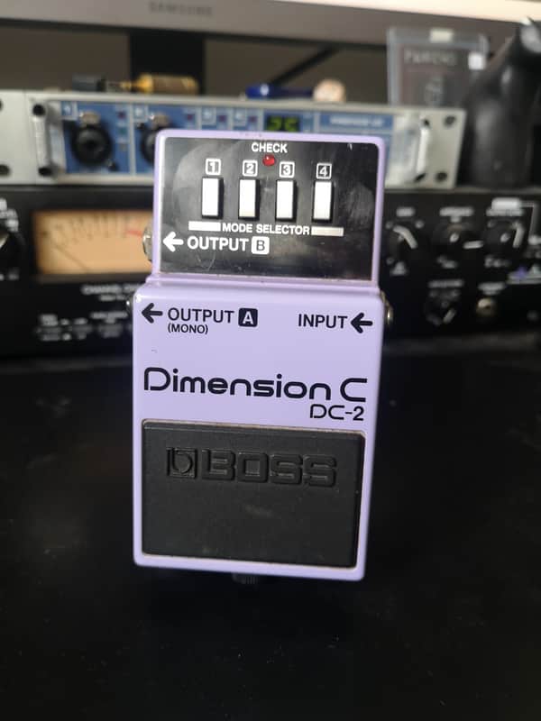 Original 1980s Boss Dimension C DC-2 Chorus Blue Label Excellent Condition image 1