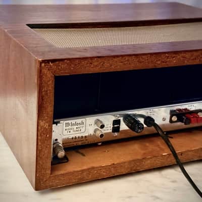 🎶✨ McIntosh MR77 FM Stereo Tuner w/ Walnut Wood Cabinet — Serviced, Tested, Strong Stereo Lock image 16