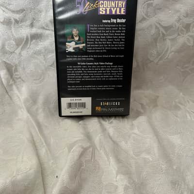 Starlicks/Hal Leonard 50 Licks Country Style 1999 Featuring Troy Dexter. Instructional video for guitar VHS image 2