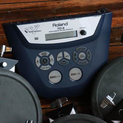 Roland TD-6 Percussion Sound Module w/ 5 Roland PD-5 Trigger Pads image 2