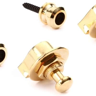 Grover Strap Locks (Set of 2) ~ Gold image 2