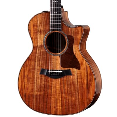 Taylor 724ce Hawaiian Koa Grand Auditorium Electro-Acoustic Guitar, Natural image 1