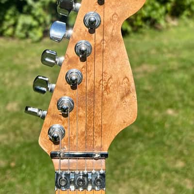 MusiKraft Super Strat - Black w/white polka dots- EVH image 5
