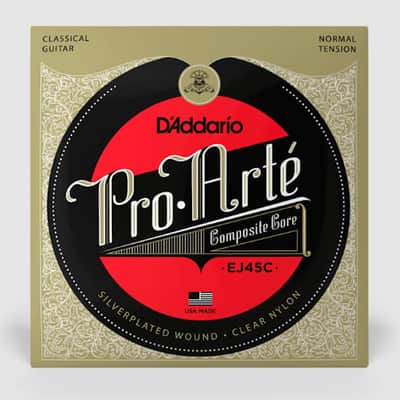 D'Addario EJ45C Pro-Arte Composite Classical Guitar Strings Normal Tension image 1