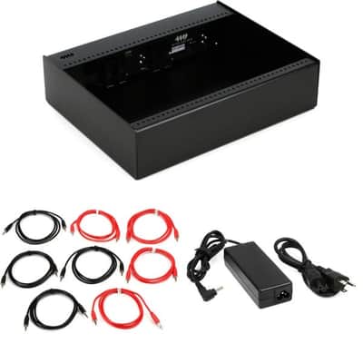 4ms Pod40X Eurorack Case with AC Adaptor and Patch Cables image 2
