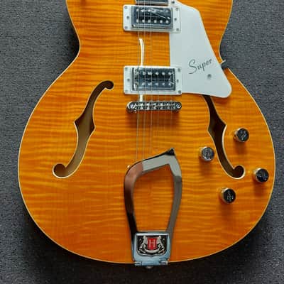 Hagstrom Super Viking Semi-Hollow Dandy Dandilion image 5
