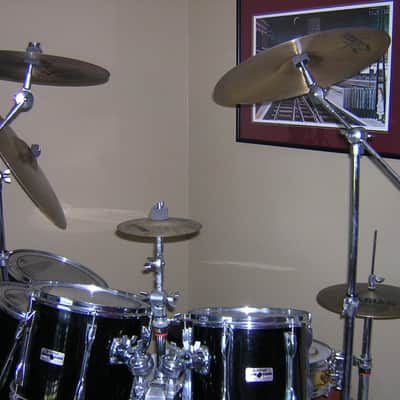 Yamaha Recording Custom Drum Set 1990 Black image 3