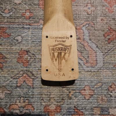 Musikraft Birdseye Maple (Rosewood fretboard) Strat Neck - Satin image 4