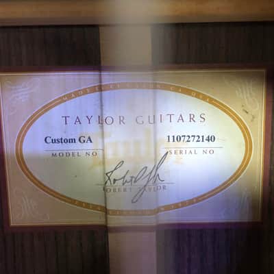Taylor Custom GA Nylon String, 2012, with Case - Pre Owned image 14