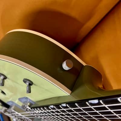 Gretsch G6118T-R Gretsch Anniversary Stephen Stern Masterbuilt Relic USA Mint 2007 - Relic Two Tone Smoke Green image 14