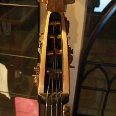 King Mortone Double Bass Blonde c1960 image 4
