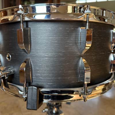 Jenkins-Martin 6.5x14 Fiberglass Snare Drum Solid Shell Black Finish Fibreglass Snare image 10
