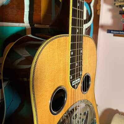 Scheerhorn L Body Spruce and Rosewood Resonator Guitar with Calton Case image 4