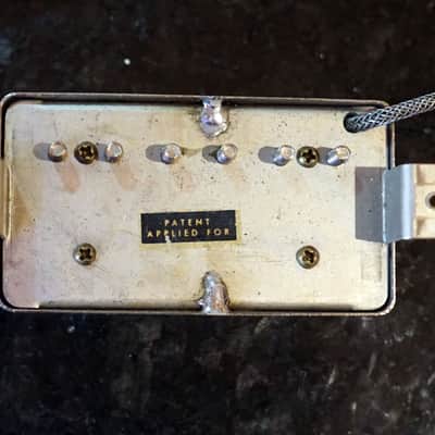 1959 1960 Gibson Original SEALED nickel Double White Cream Gibson PAF Patent Applied For humbuckers image 10
