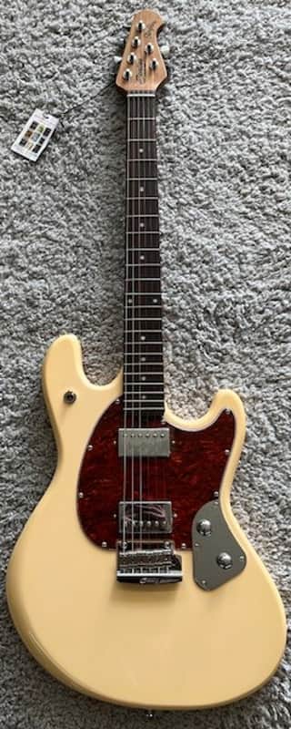 Sterling by Music Man SR50 StingRay Electric Guitar in Buttermilk Finish image 1