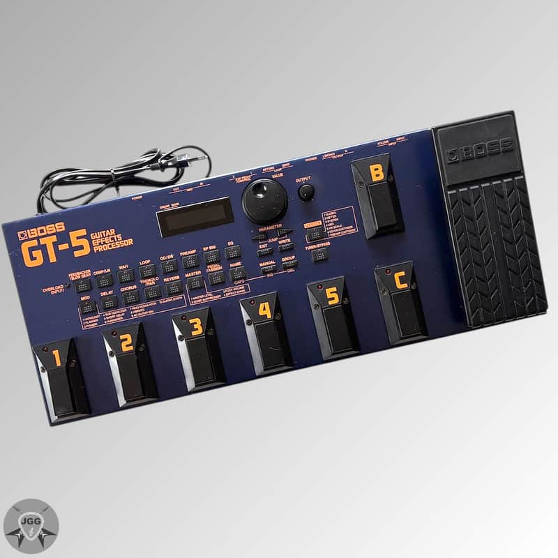 Boss GT-5 Guitar Processor Multi-Effect Unit - Blue - Very Good Condition image 1