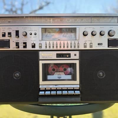 National RX-5700 Rare Vintage Cassette Boombox Serviced Warranty 220V Serviced image 10