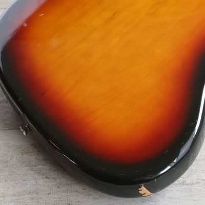 1992 Fender Japan JB62-650L '62 Reissue LH Left Handed Jazz Bass (Sunburst) image 9