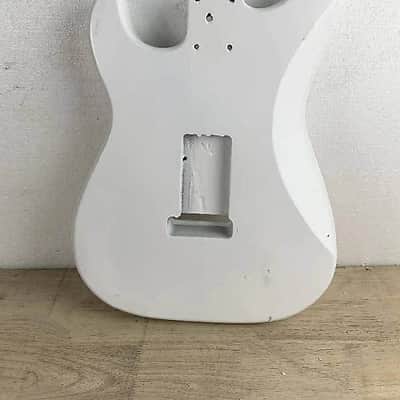 Poplar Wood White Strat Guitar Body image 5