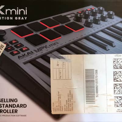 Akai MPK Mini Play Portable 25-Key MIDI Controller 2018 - Present - Black image 5