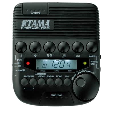 Tama RW200 Rhythm Watch Programmable Metronome 2010s - Black image 1