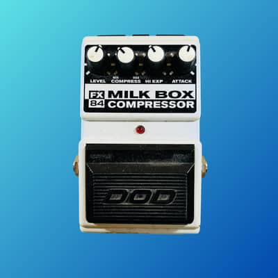 DOD Milk Box Compressor FX84 White 1990s | Reverb