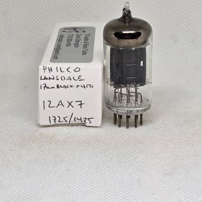 ***RARE*** Sylvania / Philco 12AX7 Long Black Plate Balanced Single Lansdale Factory NOS ECC83 12AX7A
