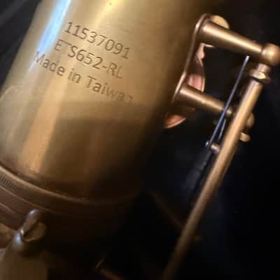 Eastman ETS652 52nd Street Bb Tenor Saxophone 2018 - Present - Aged Unlacquered Brass image 6