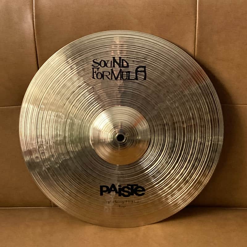 Paiste 14" Sound Formula Heavy Hi Hats - Excellent - 1990's - VIDEO image 1