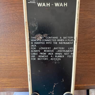 Vox Wah-Wah 1970’s- Black / Chrome image 4