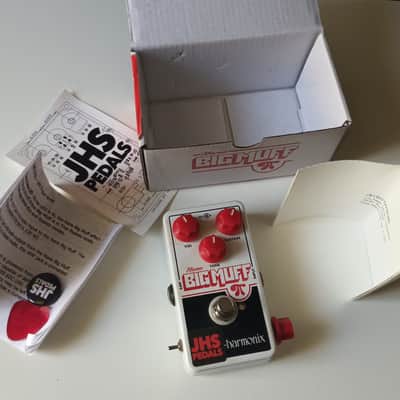 JHS Electro-Harmonix Nano Big Muff Pi with MoonPi Mod 2018 - White / Red image 6