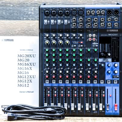 Yamaha MG12XU Mixing Console USB Audio 12-Channel Analog Mixer w/Box #UGFK01186 image 7