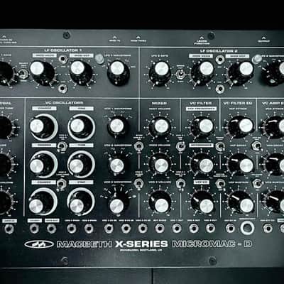 *NOS* Iconic Macbeth Micromac-D X-Series Analog Voltage Controlled Desktop Synth - Eurorack - Very Rare - No Longer in Production - Handbuilt in the UK 🇬🇧 image 5