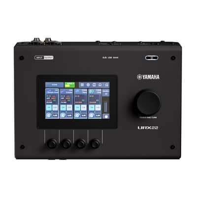 Yamaha URX22 4x2 USB-C Audio Interface with 32-Bit 192 kHz and Touchscreen DSP (Black Finish) image 3