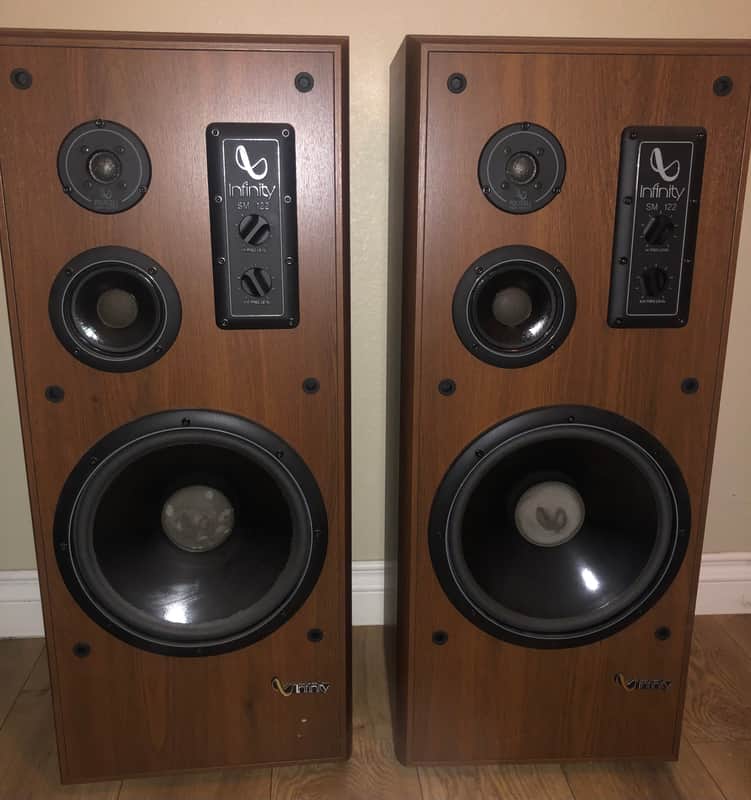 Infinity SM122 Speakers 1980's - Great Condition image 1