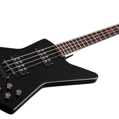 Dean ZM2A Metalman 4-String Electric Bass Guitar with Active EQ Classic Black image 3